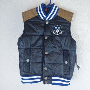 Tommy Hilfiger puffer vest boys Size 5 Blue